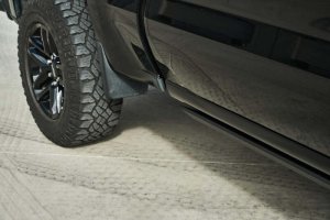 Ford F-350 Side Steps - Body Armor 4x4 - E-Power Board Steps - Black - `17-`23